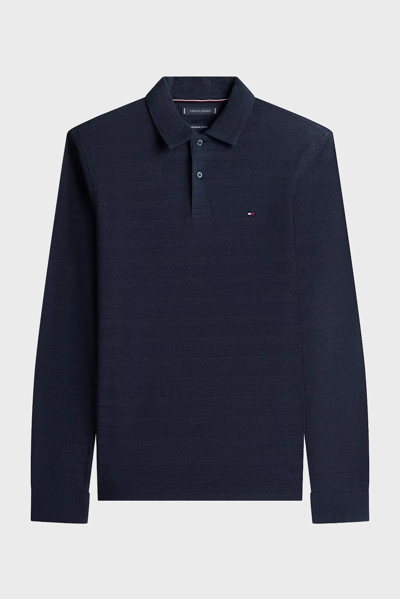 Поло с длинным рукавом LS HERRINGBONE REG POLO 5