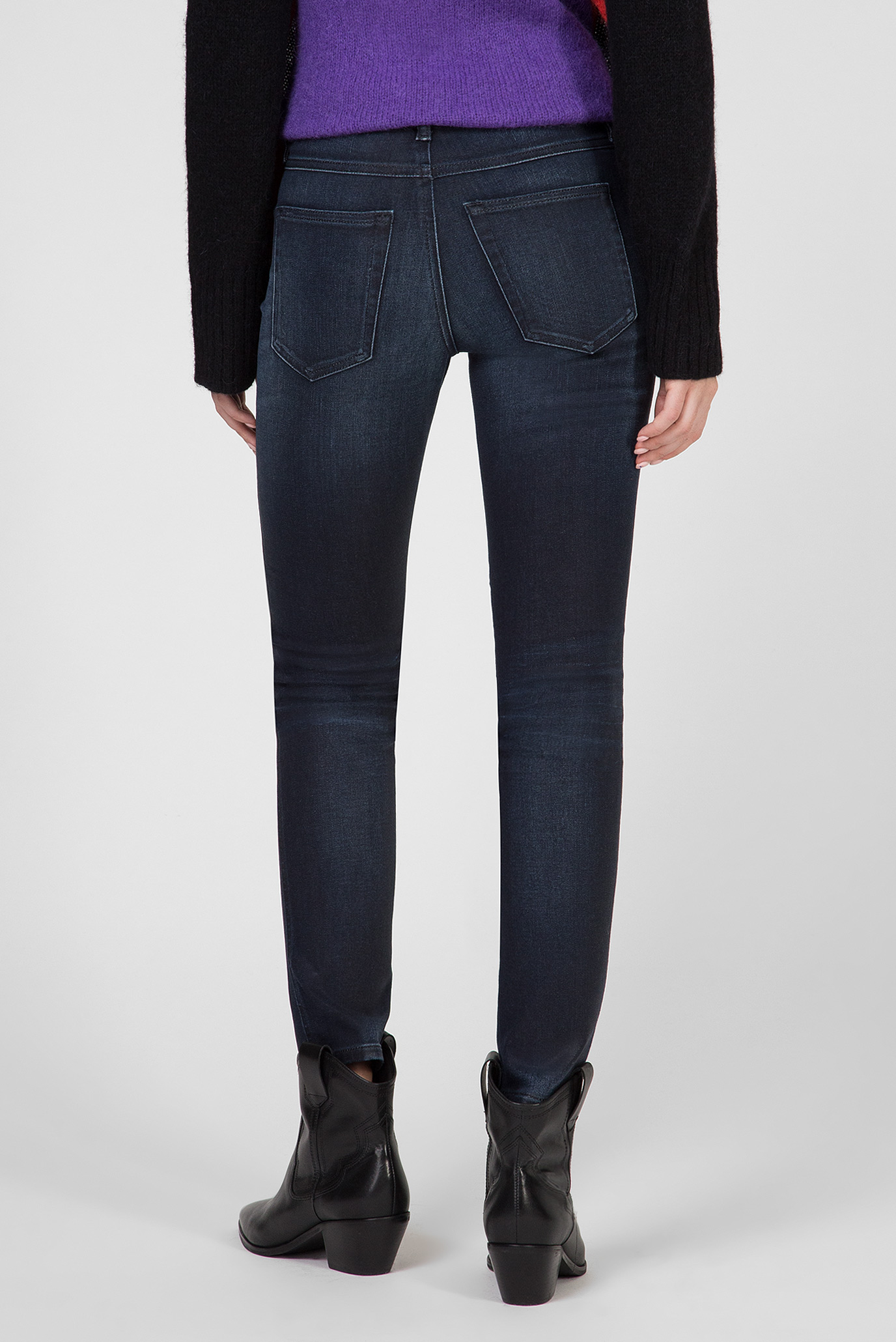 Женские темно-синие джинсы BABHILA 8