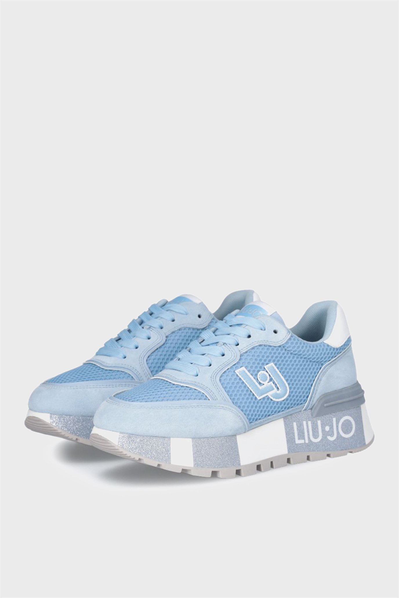 Кроссовки AMAZING 25 - SNEAKER COW SUEDE NET LIGHT BLUE 3