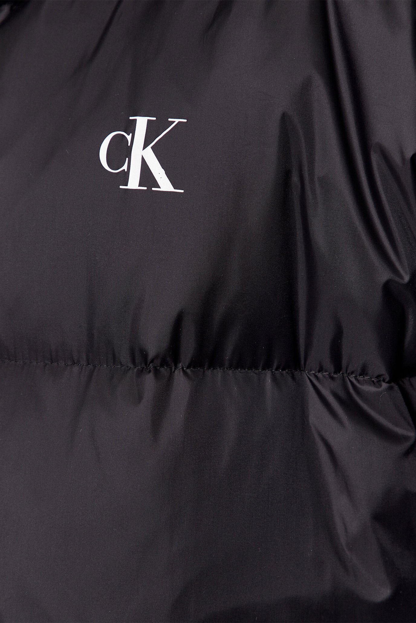 Мужской черный пуховик ESSENTIALS DOWN LONG PARKA 4