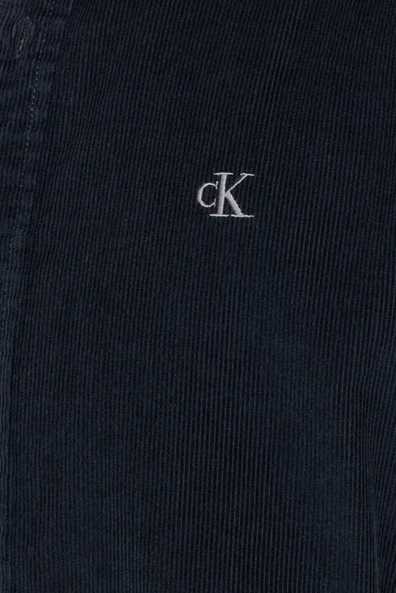 Мужская темно-синяя вельветовая рубашка CORDUROY REGULAR FIT