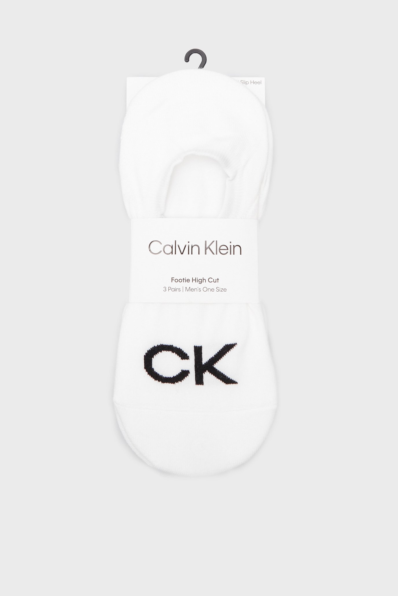 Следы CK MEN FOOTIE HIGH CUT 3P LOGO 1