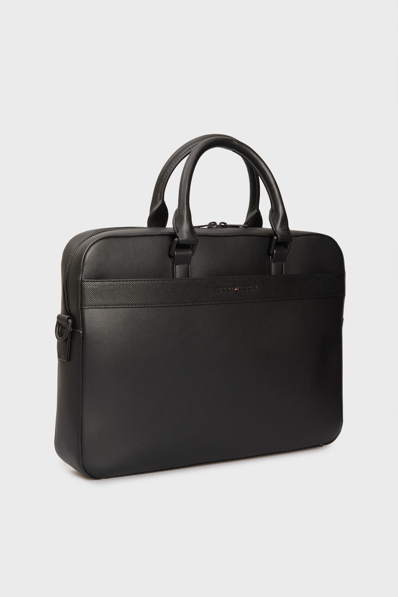 Мужская черная сумка для ноутбукаTommy Hilfiger Мужская черная сумка для ноутбука 3