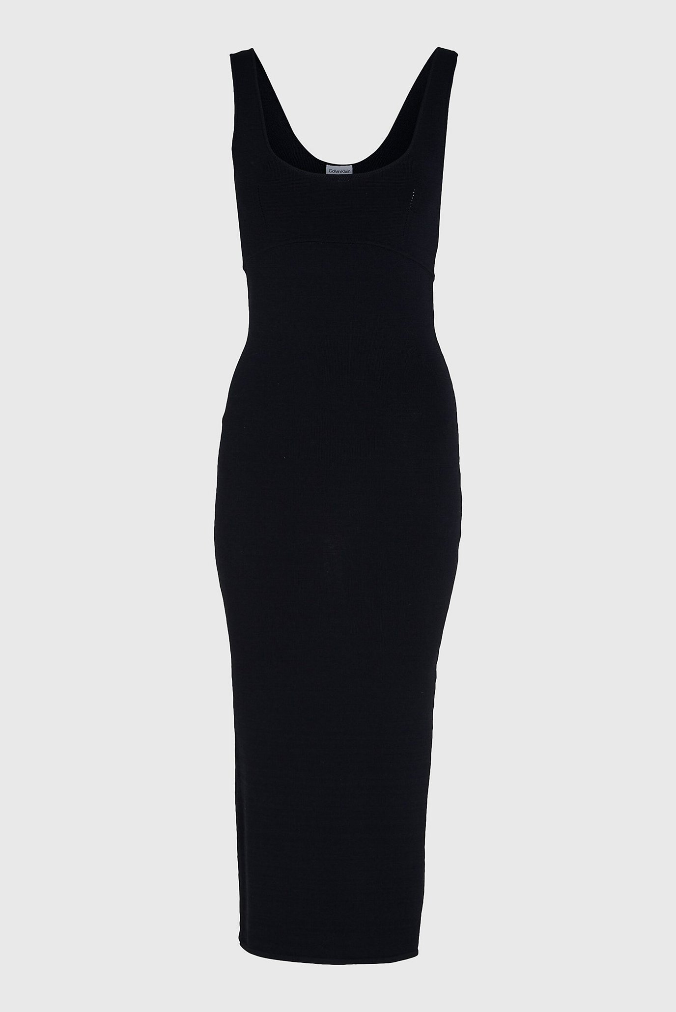 Женское черное платье SENSUAL KNITTED BODYCON 5