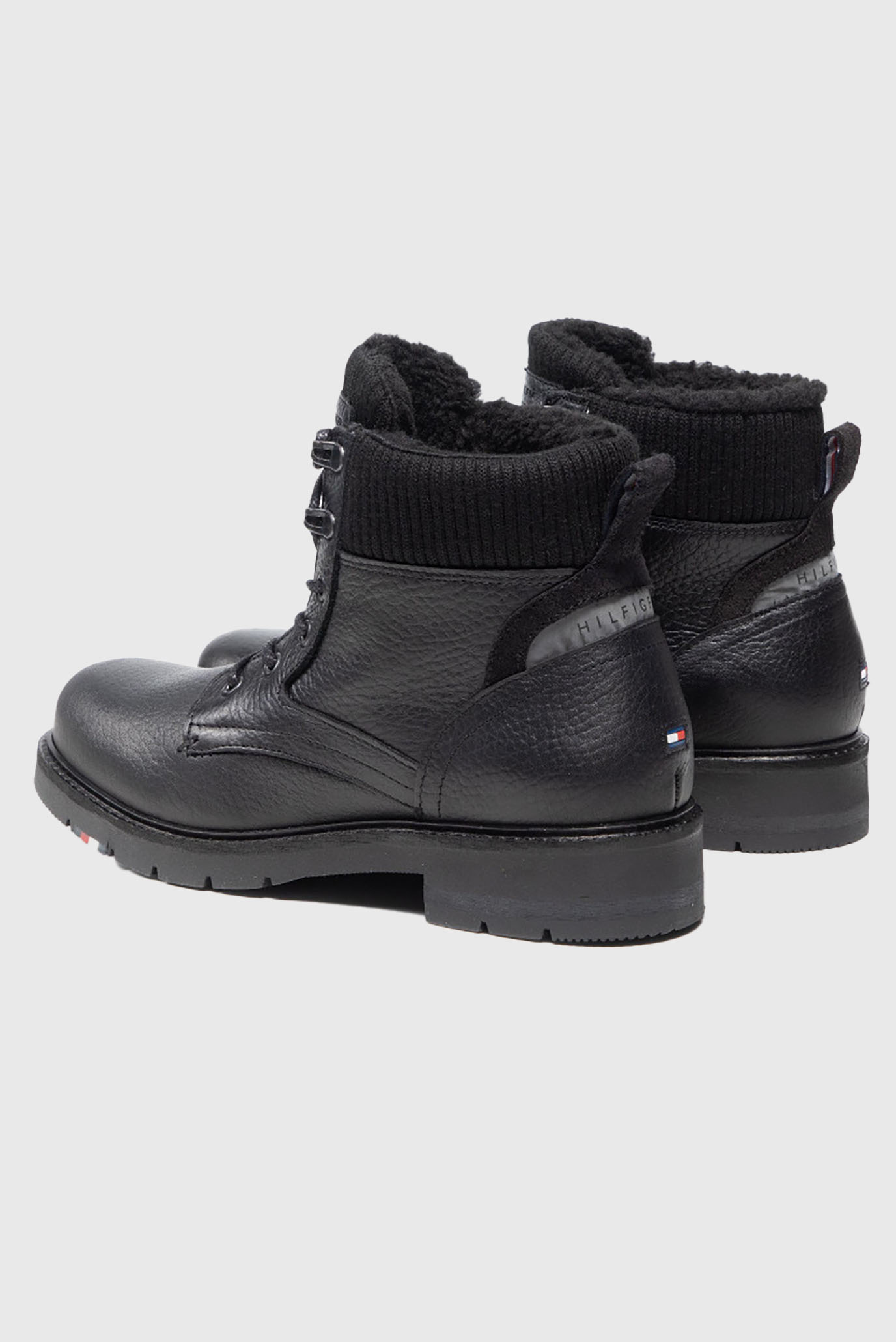 Ботинки WARM CORPORATE MIX LACE BOOT Tommy Hilfiger Ботинки WARM CORPORATE MIX LACE BOOT 2