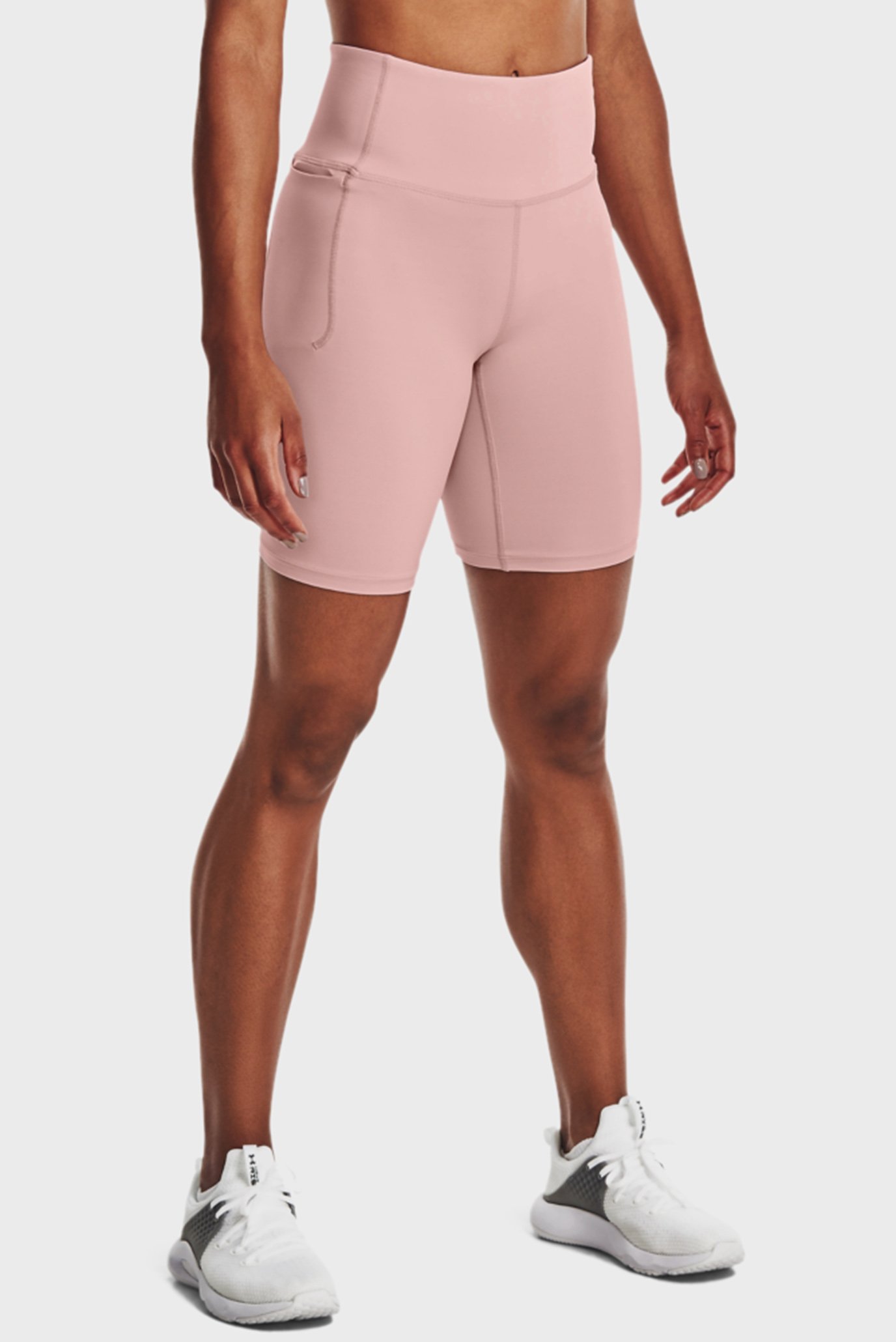 Женские розовые шорты UA Meridian Bike Short 1