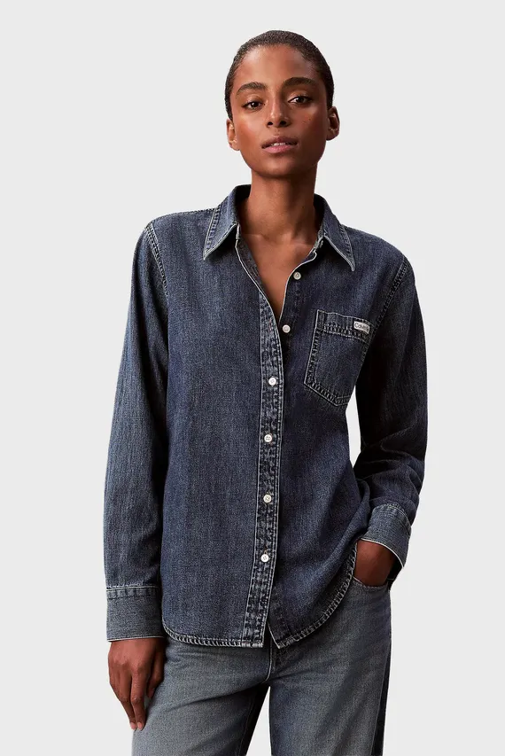 Рубашка LS CLASSIC DENIM SHIRT BLUE WHAR Calvin Klein Jeans