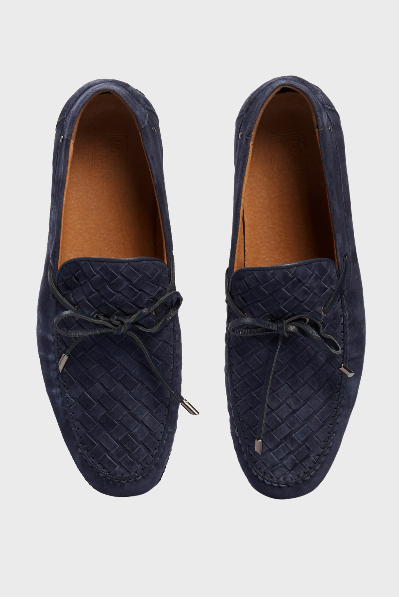 Мужские синие замшевые мокасины Alejandro 4