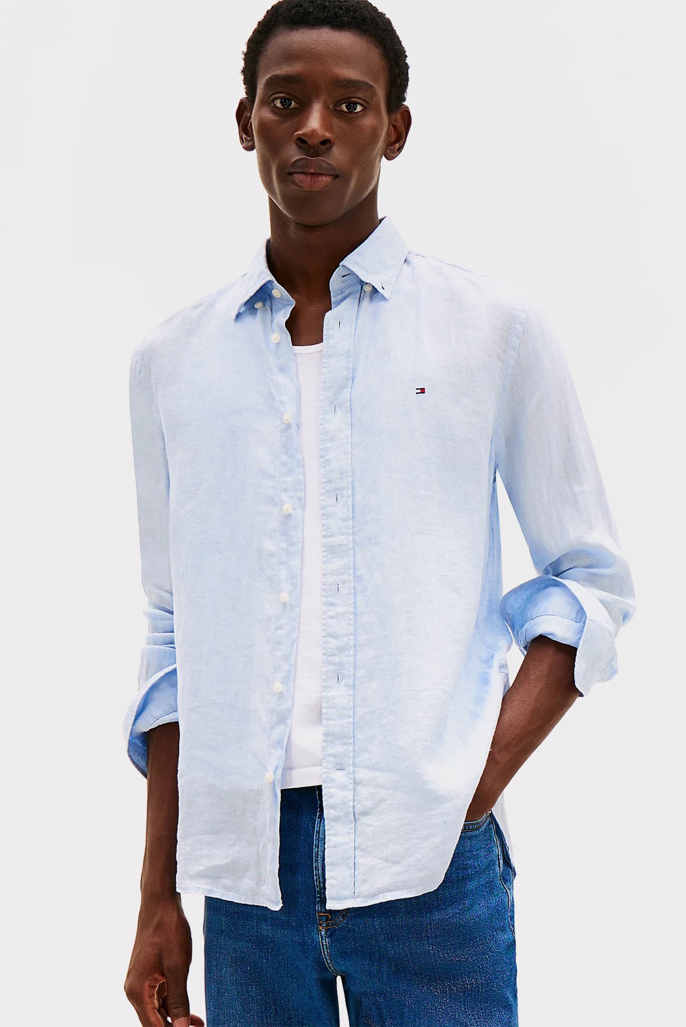 Рубашка PIGMENT DYED LI SOLID RF SHIRT 1