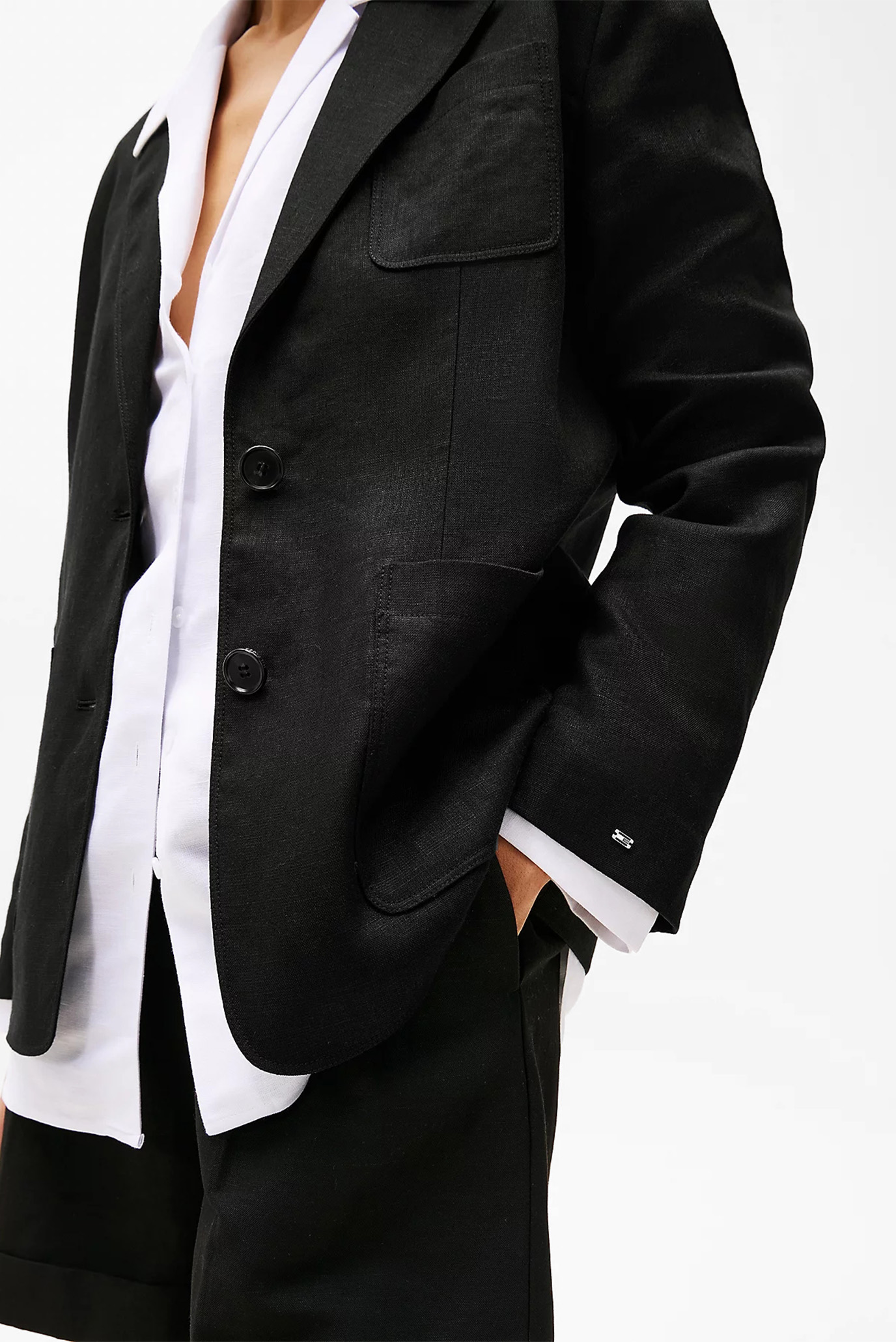 Пиджак ESS LINEN REGULAR SB BLAZER 4