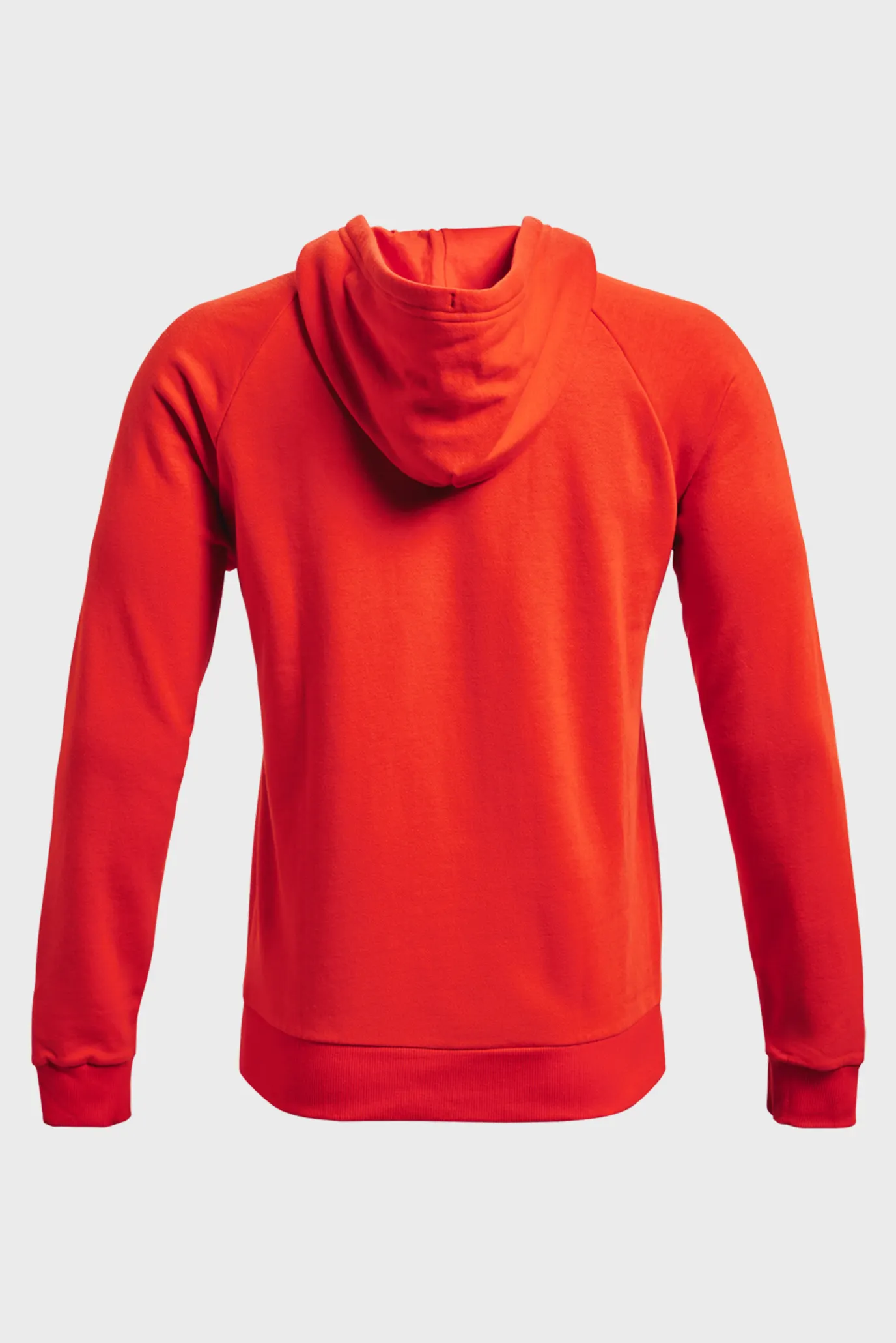 Мужское оранжевое худи UA Rival Fleece Big Logo HD 12