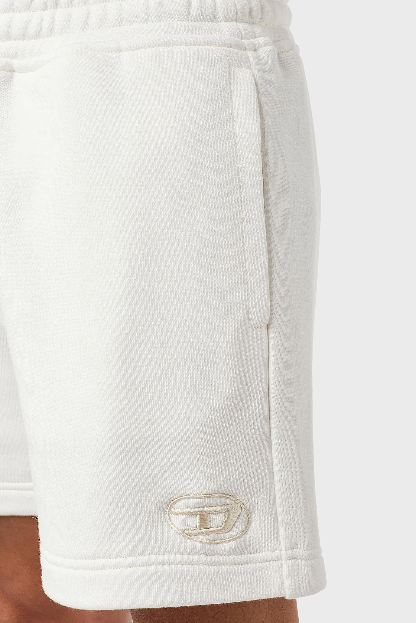 Мужские белые спортивные шорты P-STELT Diesel Мужские белые спортивные шорты P-STELT 5