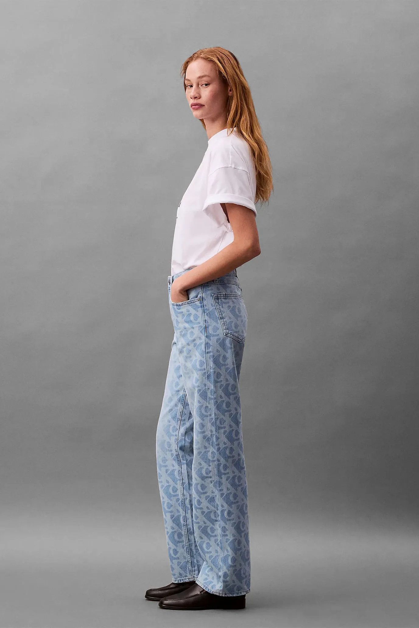 Джинсы SIGNATURE 90s STRAIGHT AOP LT BI 3