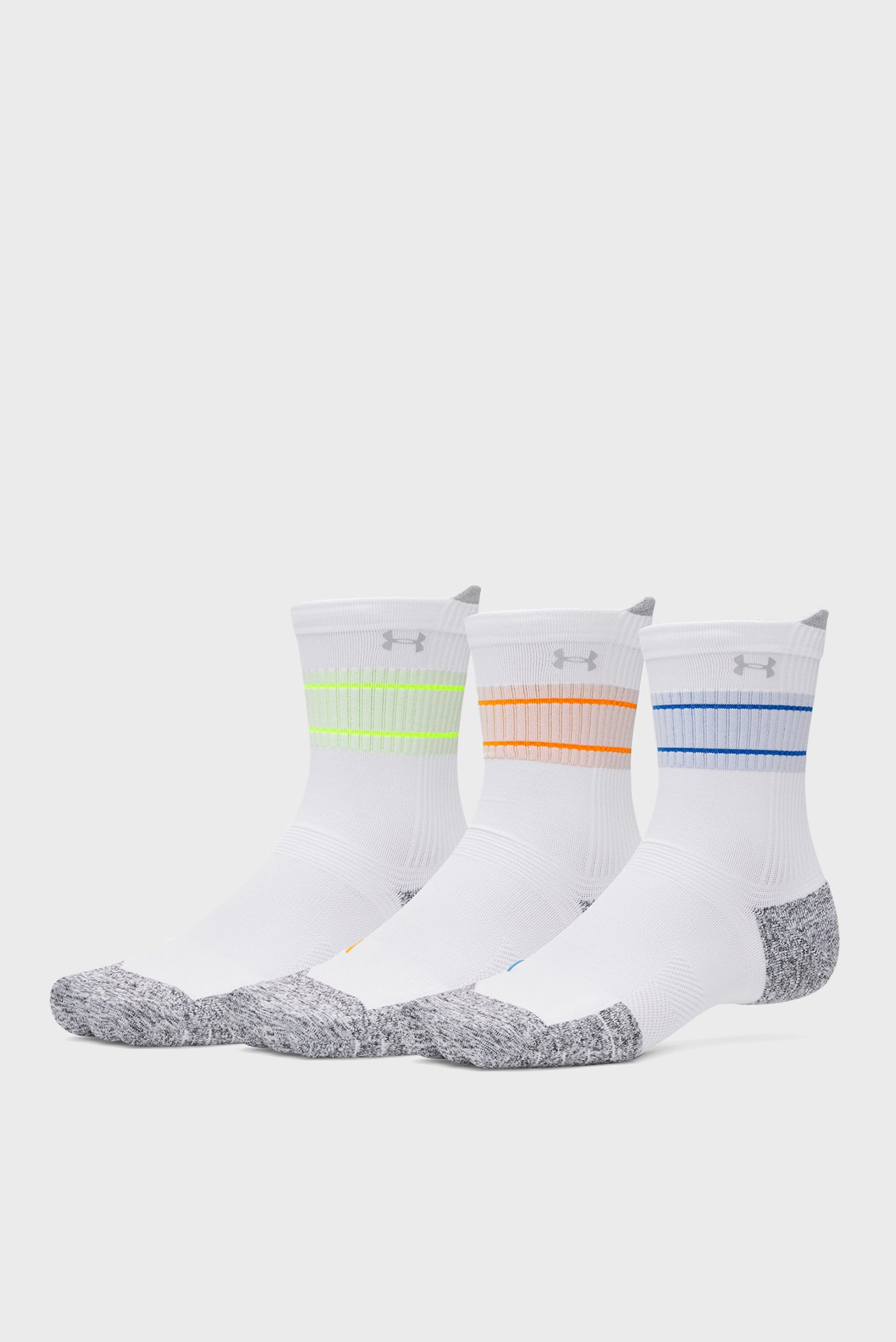 Носки/UA AD Run Cushion 3pk Crew 1