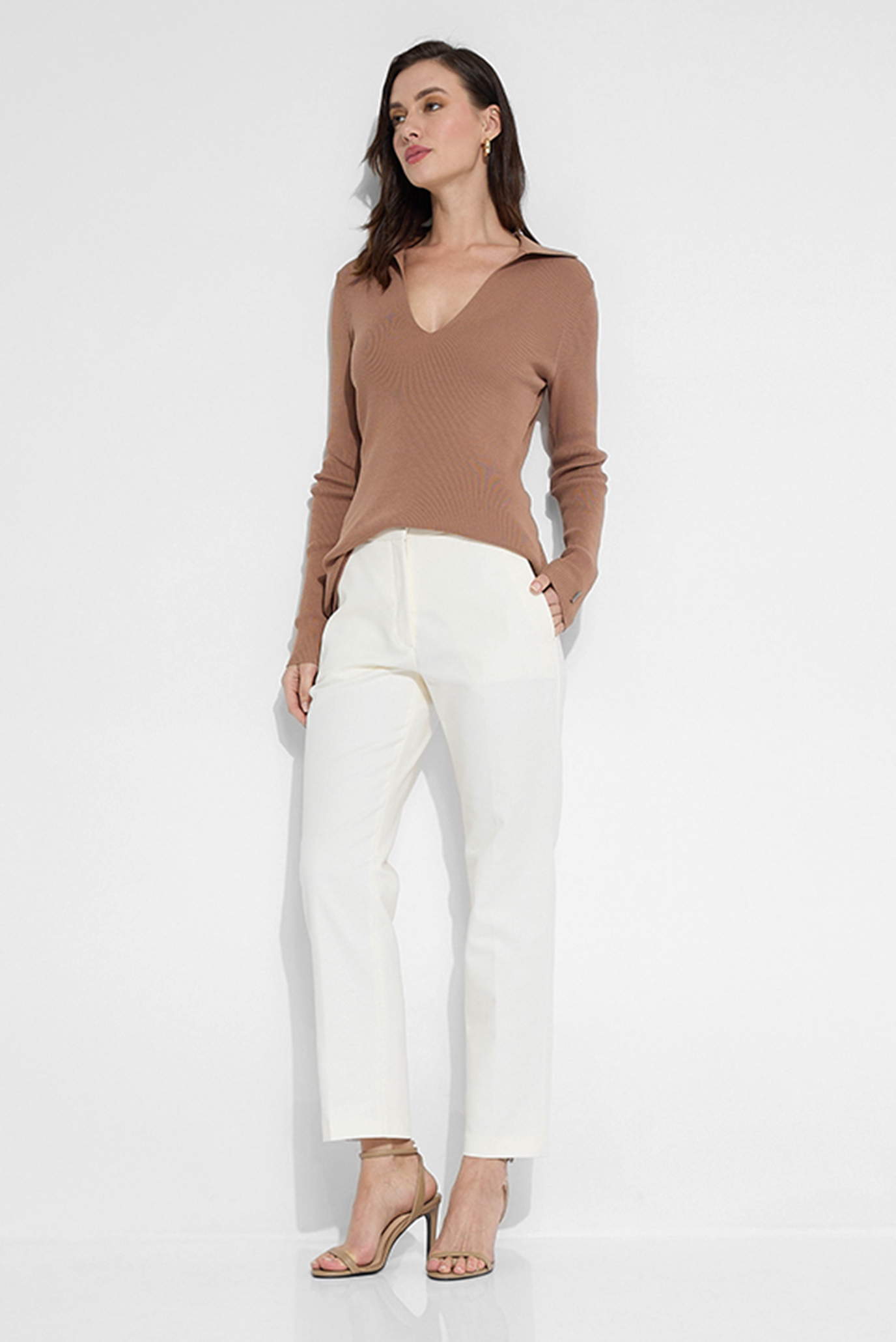 Штаны COTTON STRETCH SLIM TAPERED PANT 2