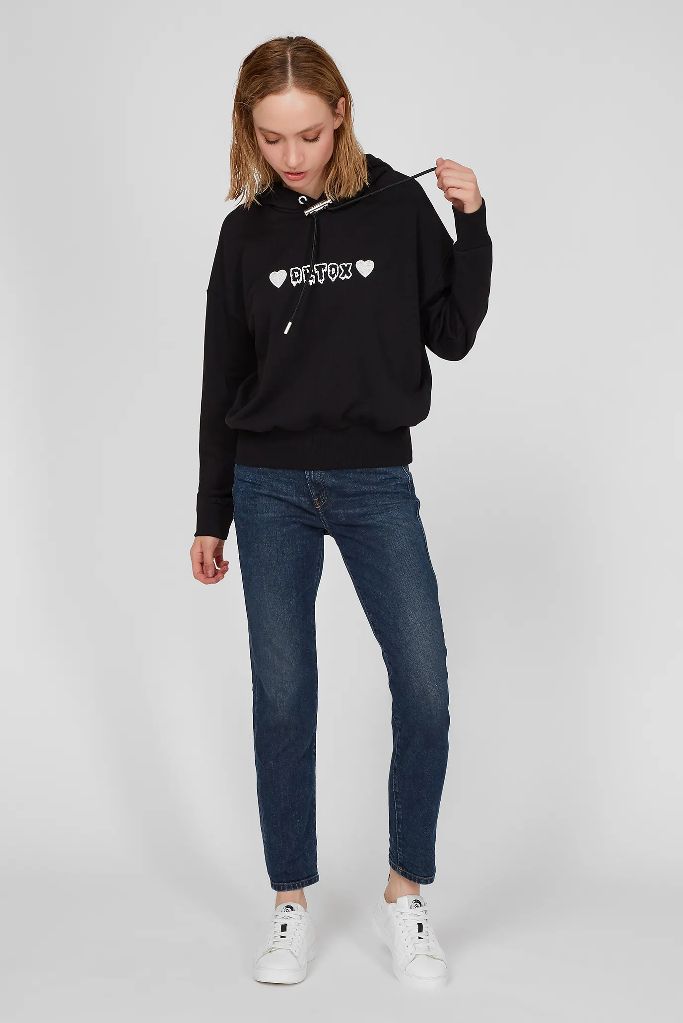 Женские темно-синие джинсы D-JOY 6