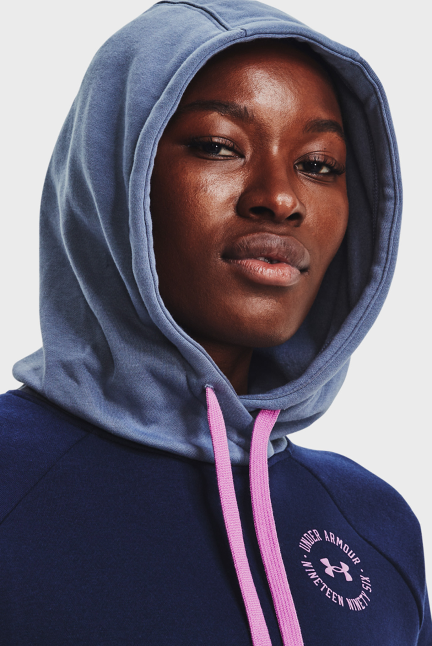 Rival Fleece CB Hoodie Under Armour 1373031 410 FR Group