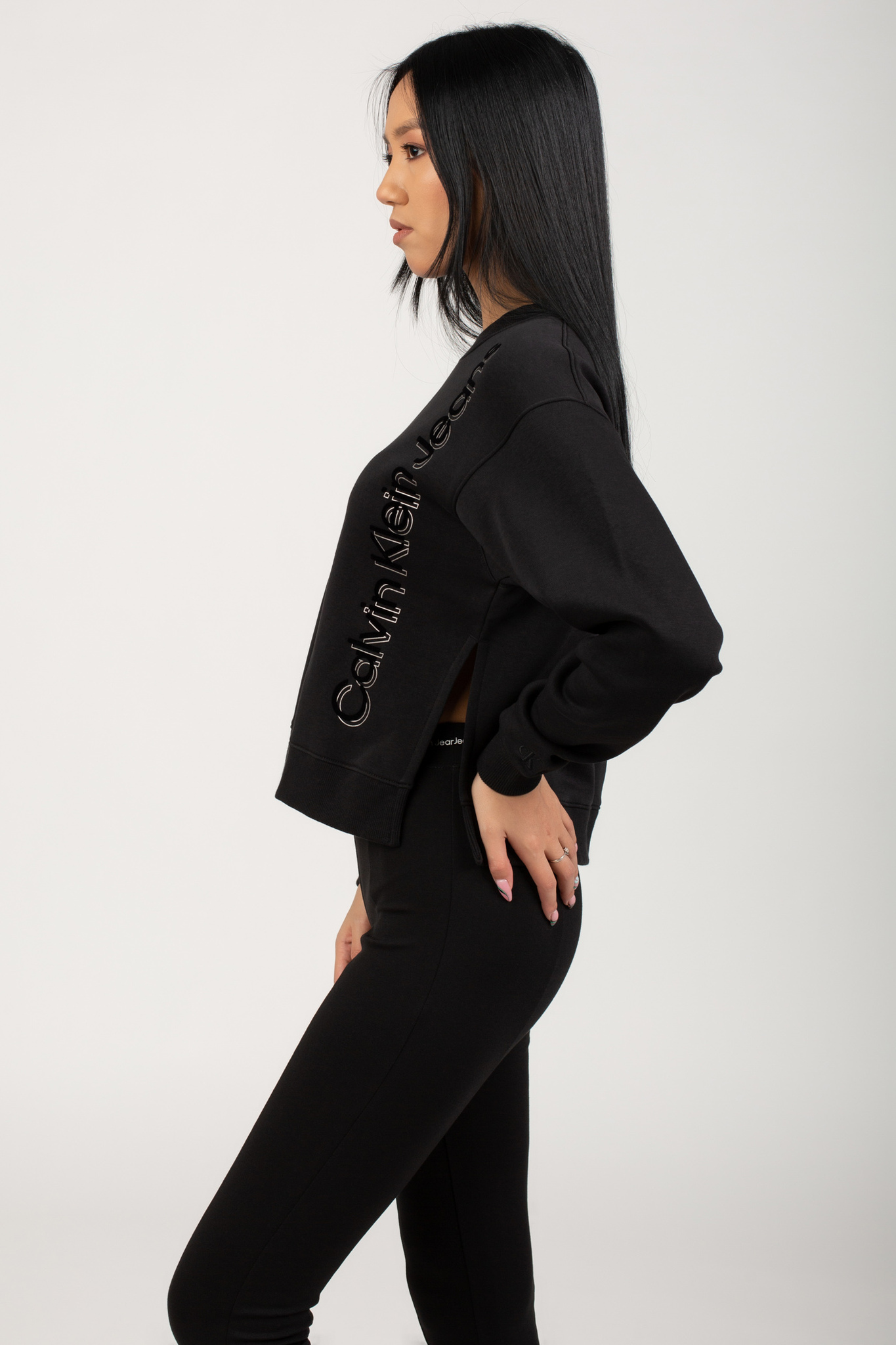 Свитшот INSTITUTIONAL SPLIT CREWNECK Calvin Klein Jeans Свитшот INSTITUTIONAL SPLIT CREWNECK 2