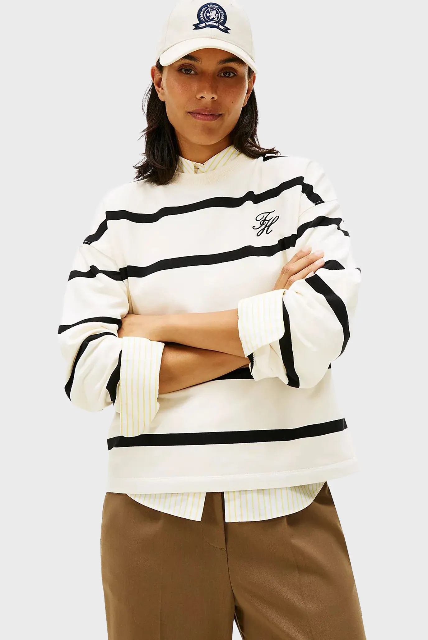 Свитшот TH SCRIPT MDRN TERRY SWTSHRT 1