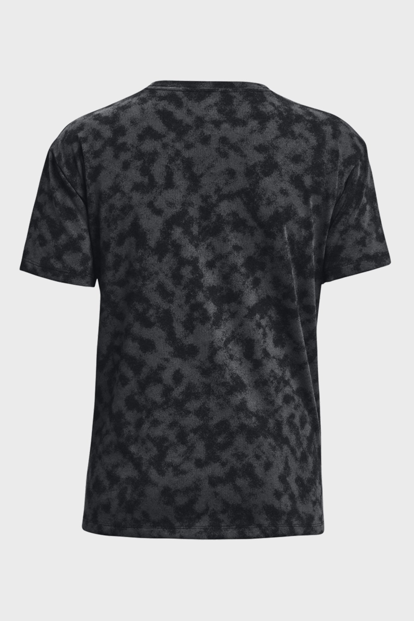 Женская черная футболка UA LOGO AOP HEAVYWEIGHT SS 11