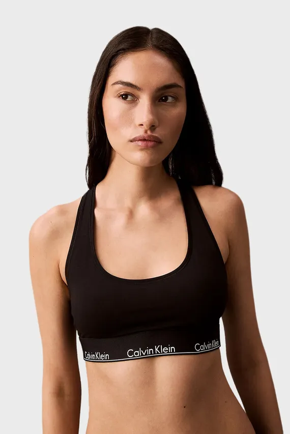 Женский черный топ UNLINED BRALETTE Calvin Klein