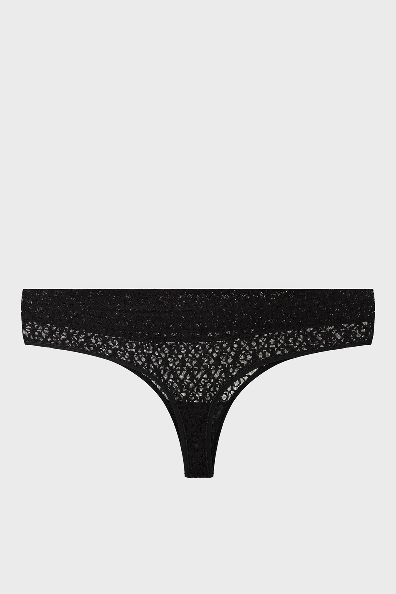 Женские черные трусики с узором BRAZILIAN 2