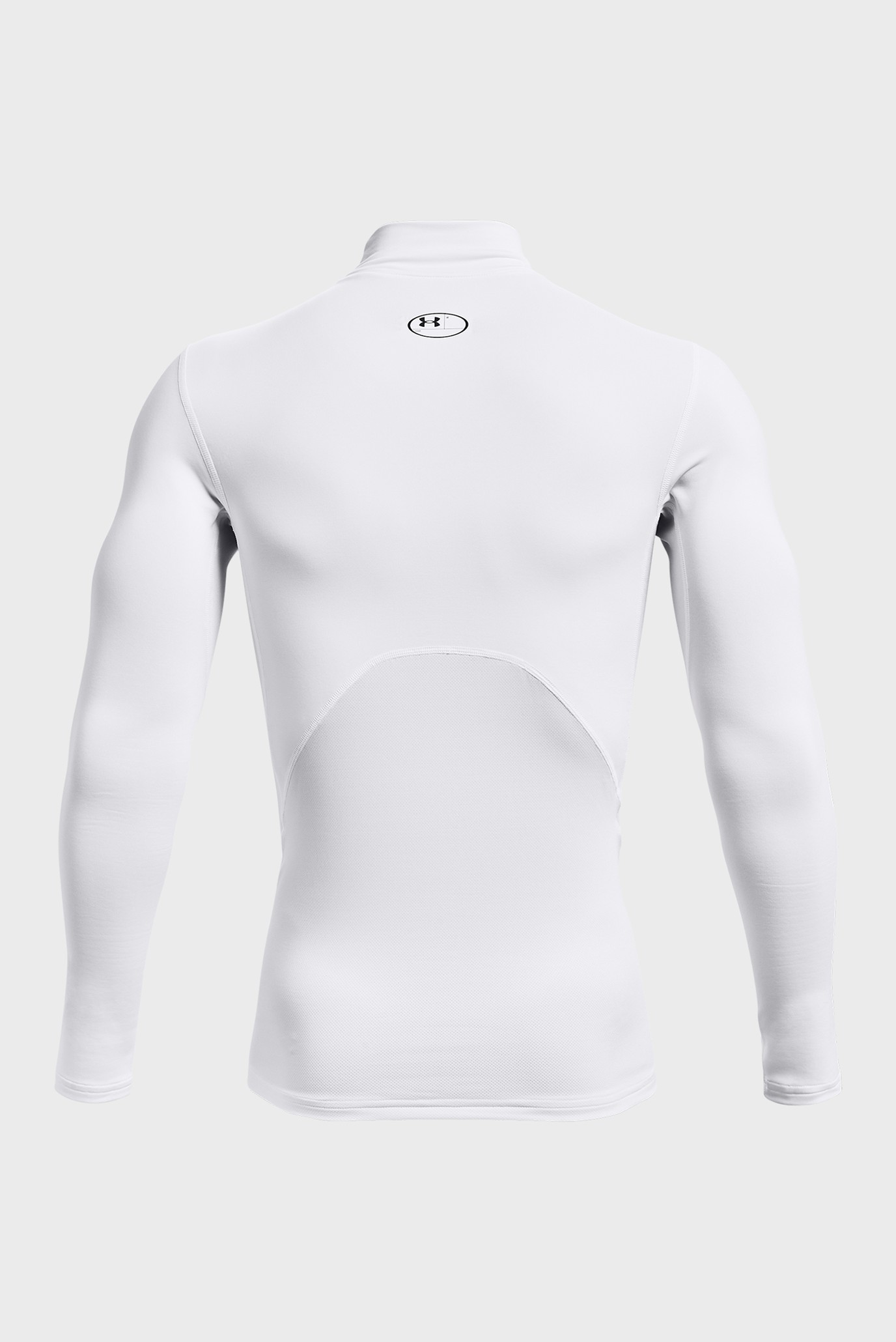 Мужской белый термореглан UA CG Armour Comp Mock 6