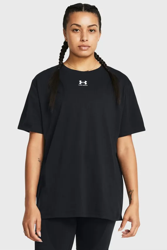Футболка Campus Oversize SS-BLK Under Armour