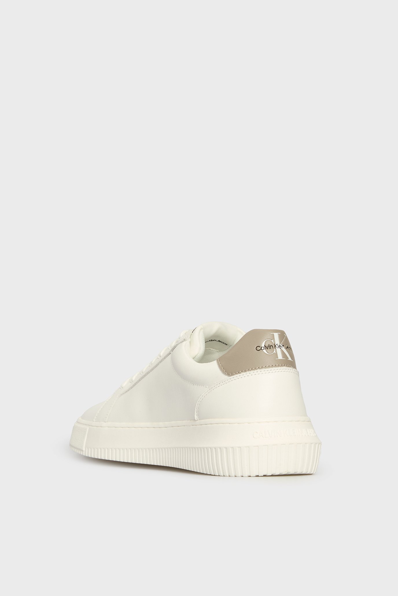 Мужские белые кожаные сникерсы CHUNKY CUPSOLECalvin Klein Jeans Мужские белые кожаные сникерсы CHUNKY CUPSOLE 5