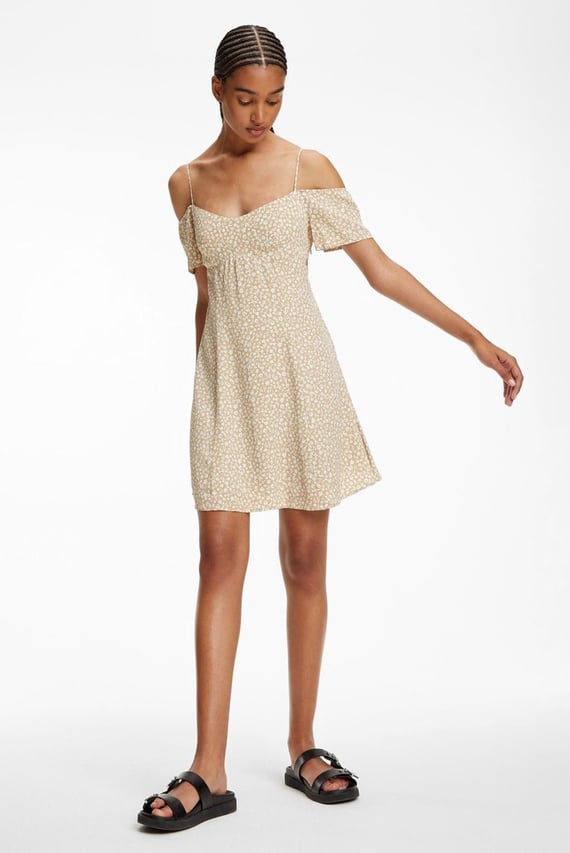 Платье OFF SHOULDER MINI DRESS