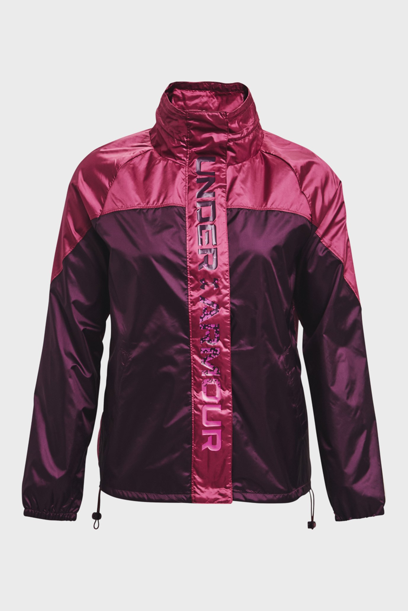 Женская бордовая ветровка Recover Woven Shine FZ Jkt 5