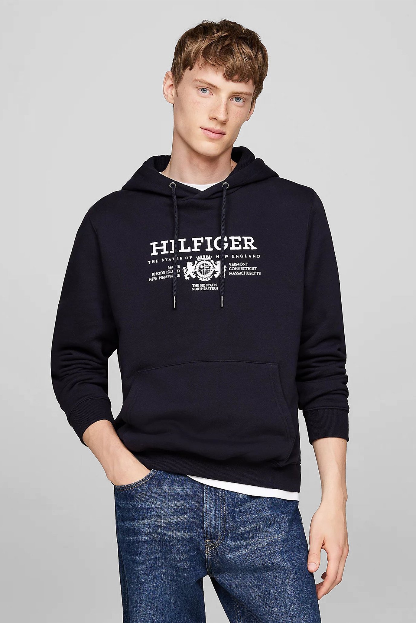 Худи/HILFIGER CREST EMRBO HOODY 1