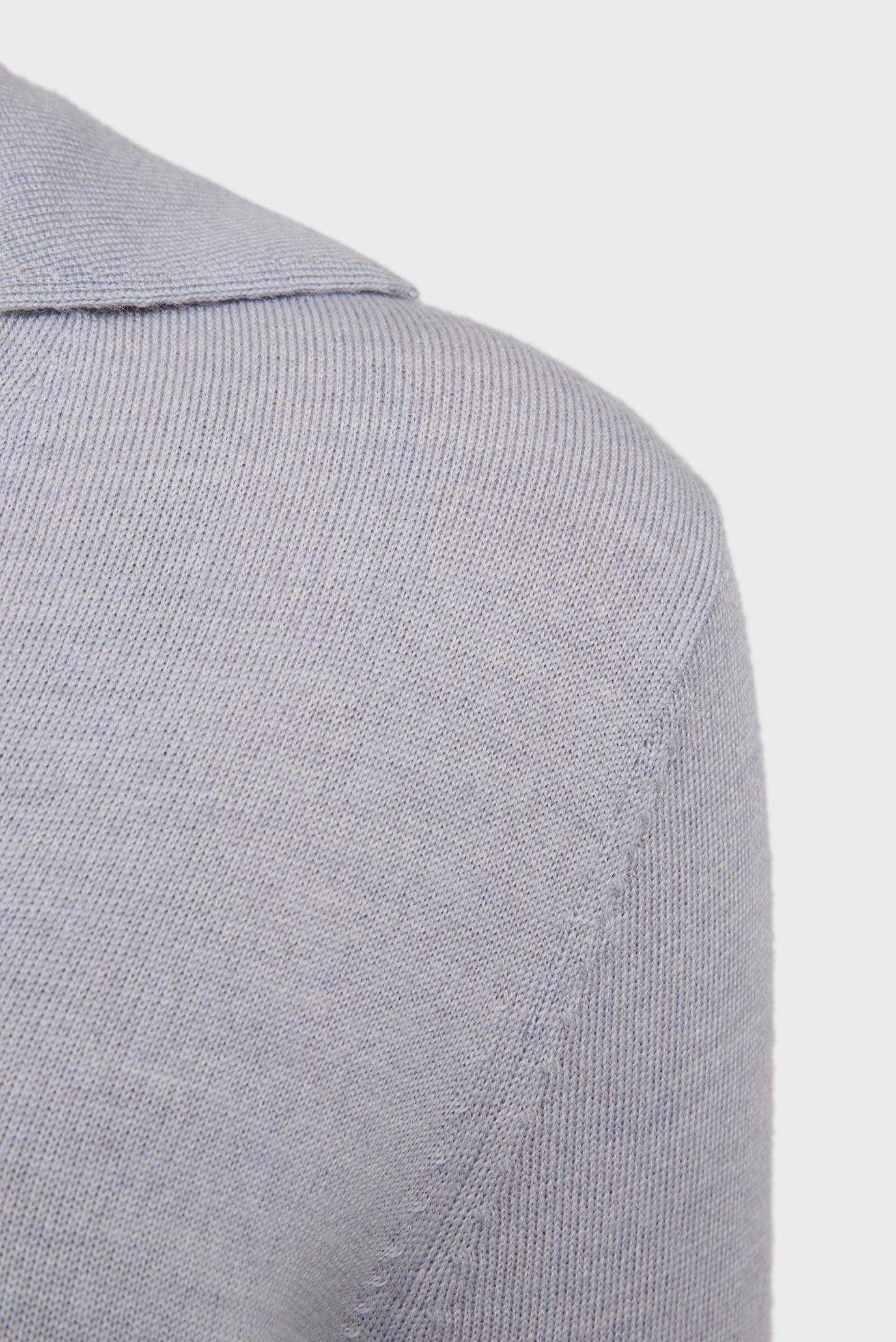 Женское серое шерстяное платье MERINO WOOL BUTTON 5