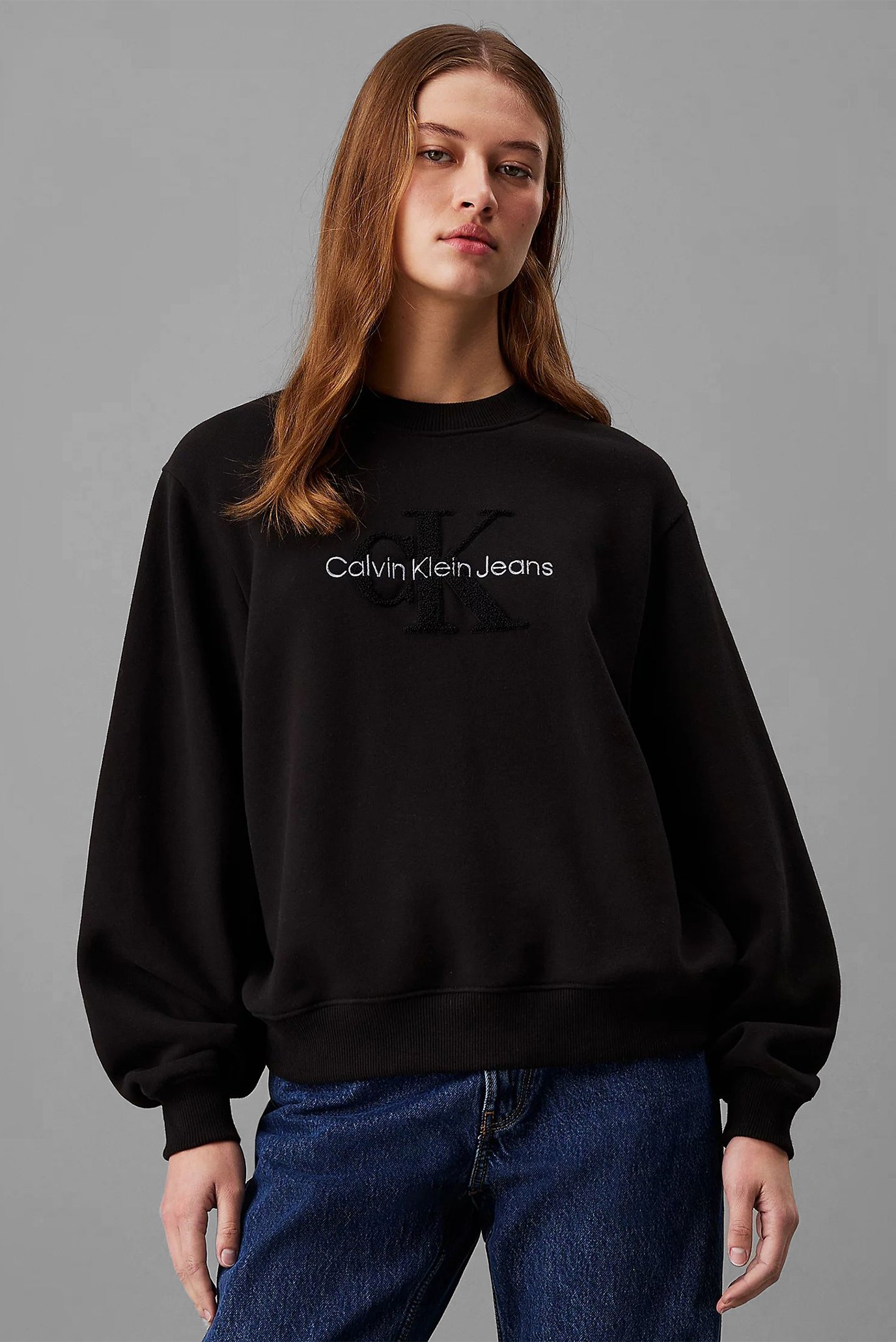 Свитшот/CHENILLE MONOLOGO CREWNECK 1