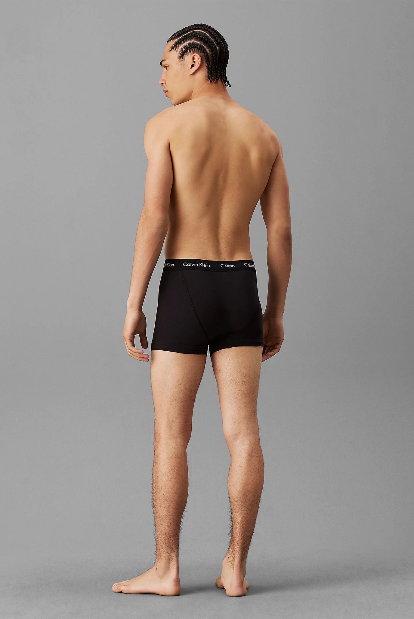 Мужские черные боксеры (3 шт) TRUNKCalvin Klein Мужские черные боксеры (3 шт) TRUNK 4