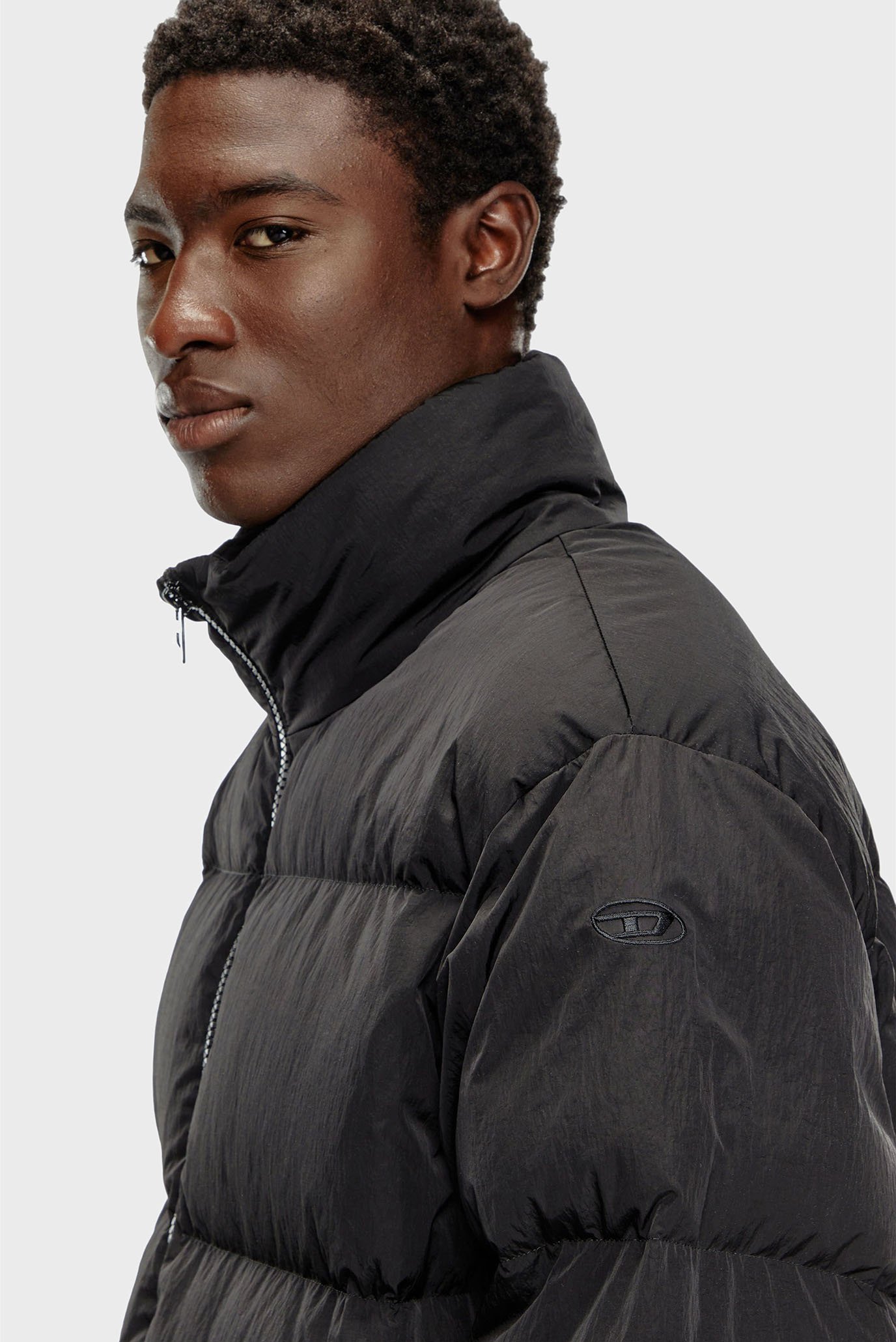 Мужской черный пуховик W-RAVEEL-LONG 3
