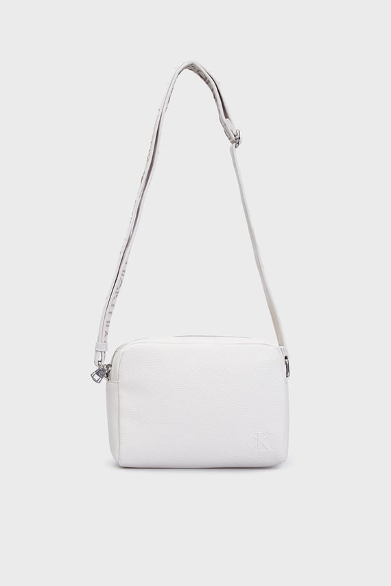 Женская белая сумка ULTRALIGHT DBLZIP CAMERABAG21 PU