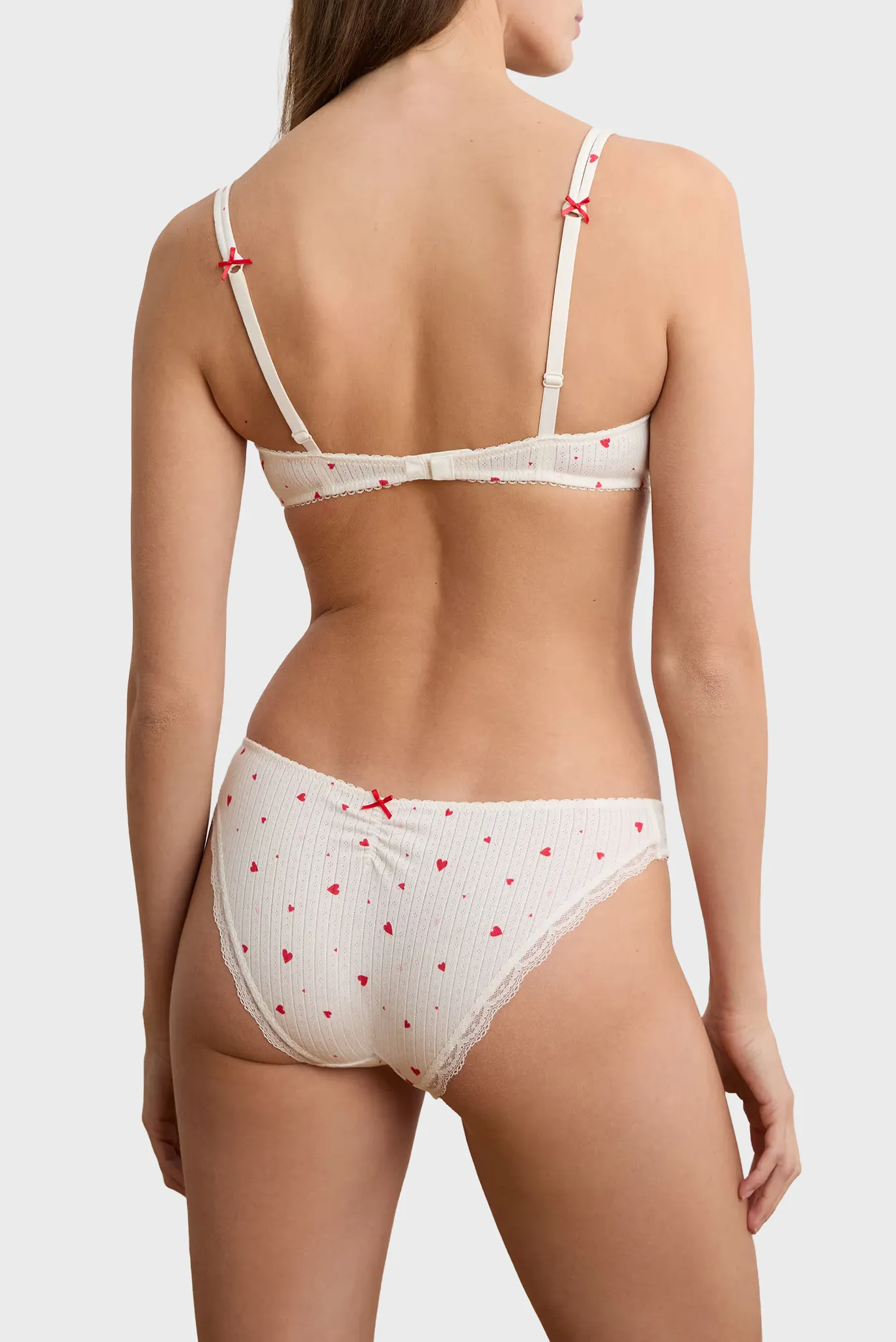 Женские белые трусики-слипы с узором VANITY GOURMANDE 3