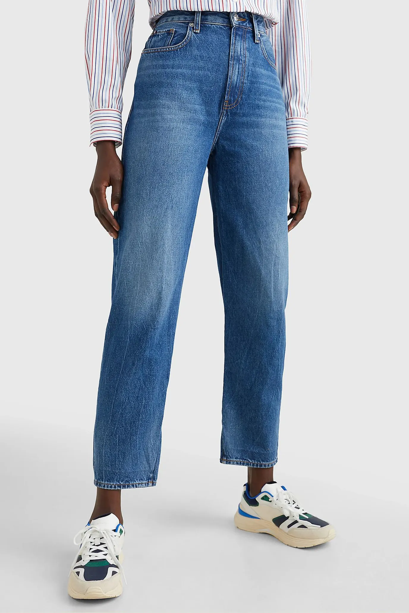 Женские синие джинсы BALLOON HW A PATY 6