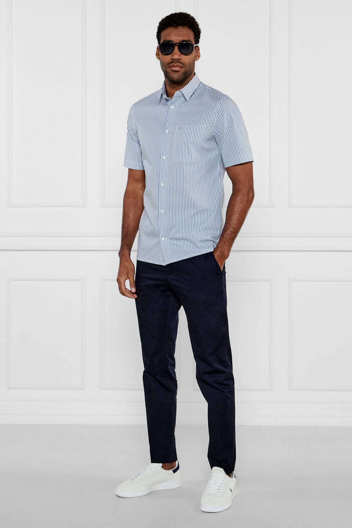 Рубашка с коротким рукавом POPLIN STRIPE S S SHIRT 2