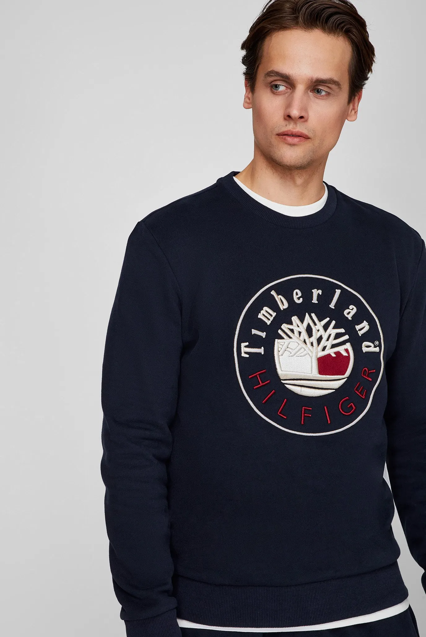 Мужской синий свитшот Tommy Hilfiger x Timberland 2