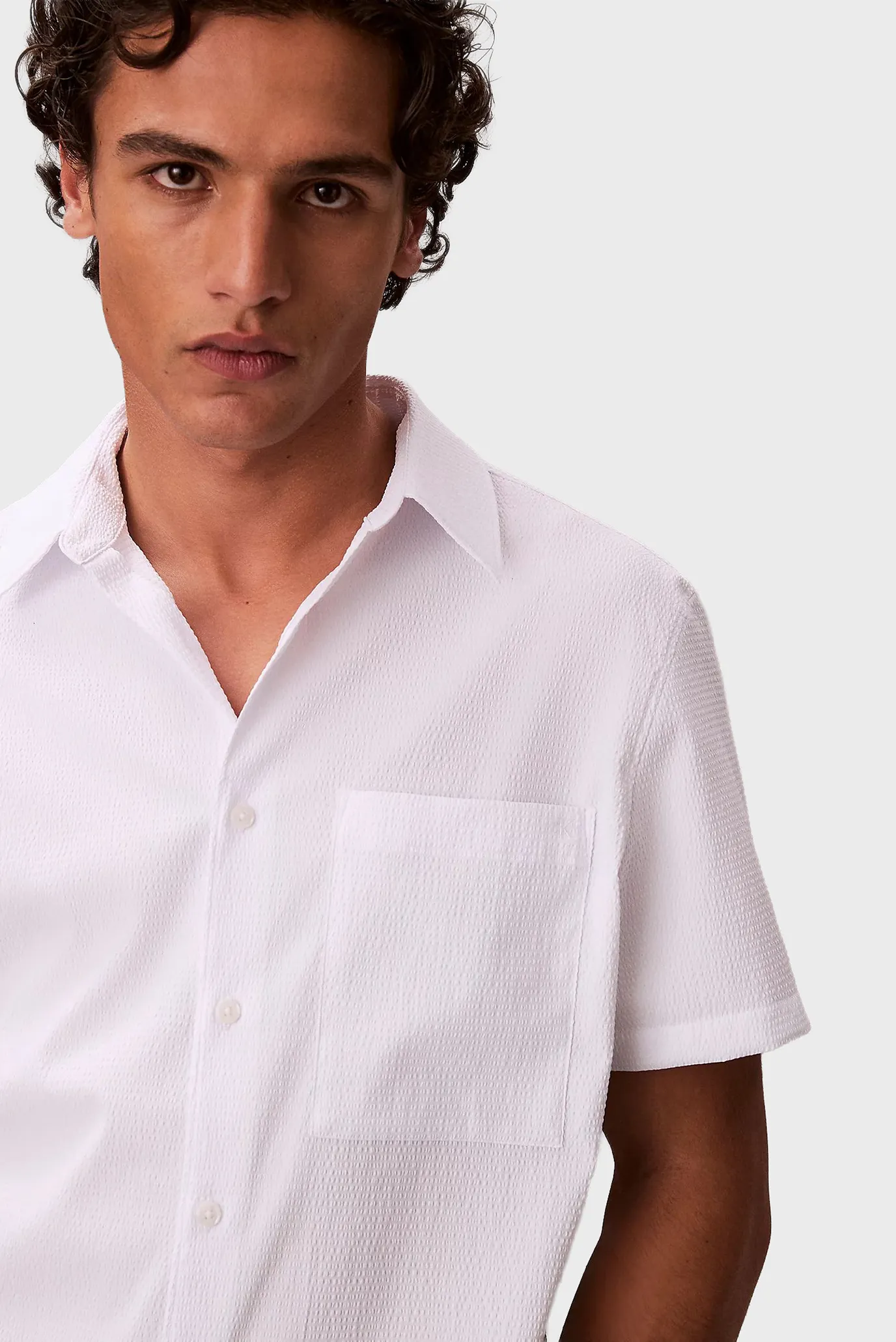 Рубашка с коротким рукавом SS SOLID SEERSUCKER CLASSIC SHIR 5