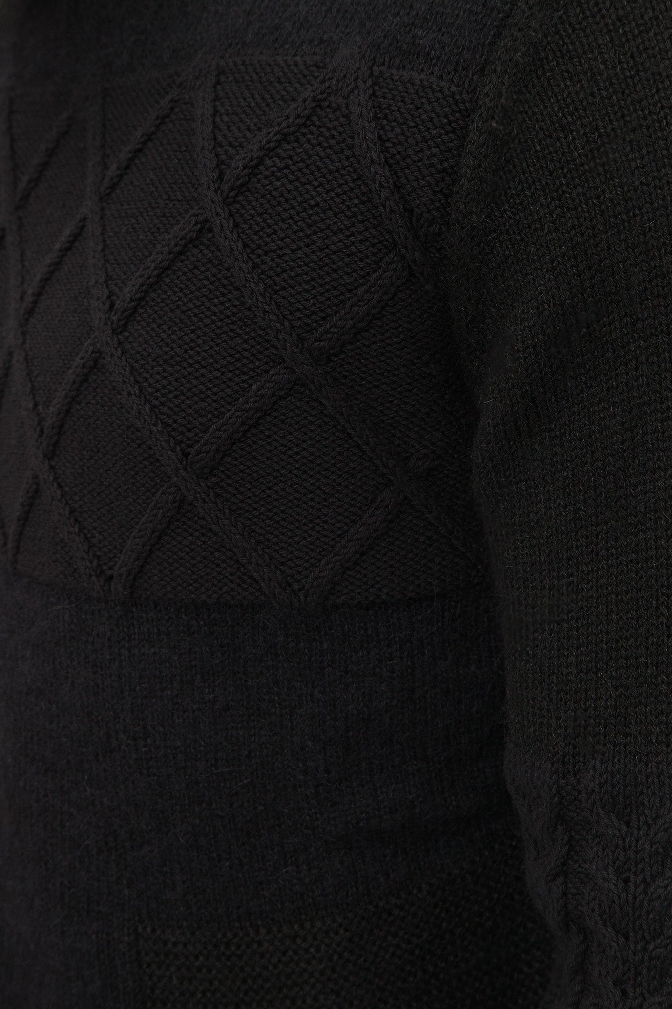 Мужской черный свитер 5