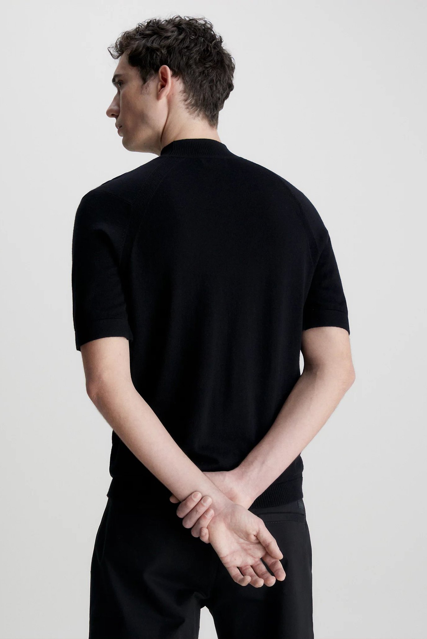 Свитер COTTON SILK BLEND MINI MOCKCalvin Klein Свитер COTTON SILK BLEND MINI MOCK 2