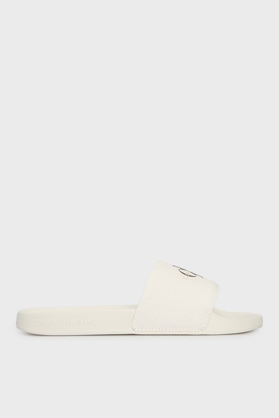 Женские белые слайдеры SLIDE MONOGRAM WN Calvin Klein Jeans Женские белые слайдеры SLIDE MONOGRAM WN Calvin Klein Jeans
