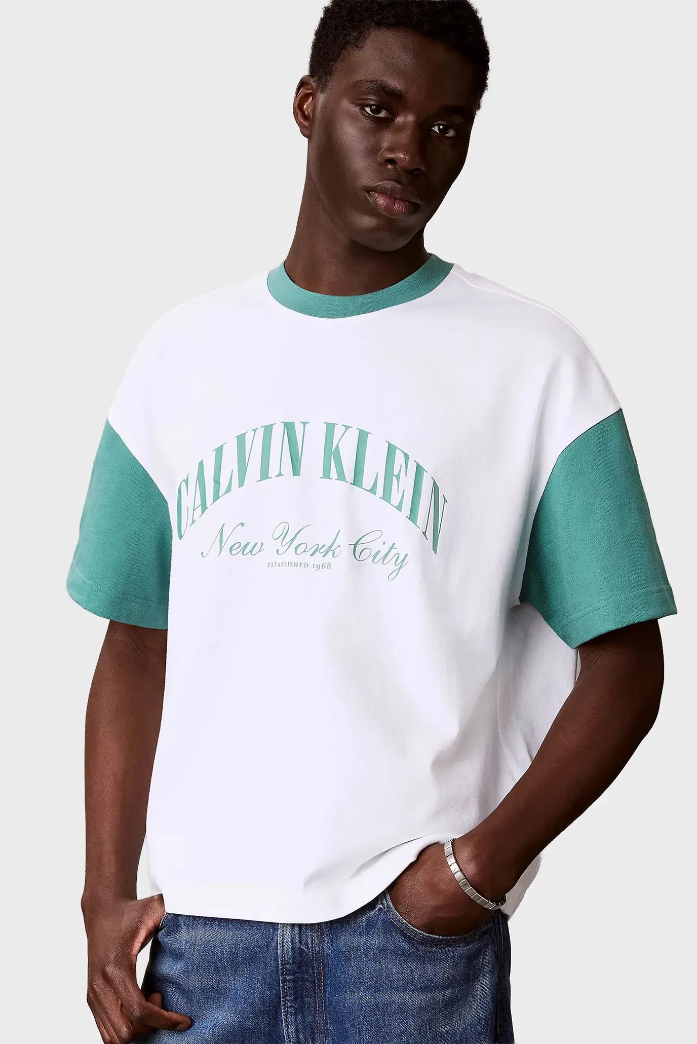 Футболка SS RLXD PREM HVY JRSY RINGER TEE 6