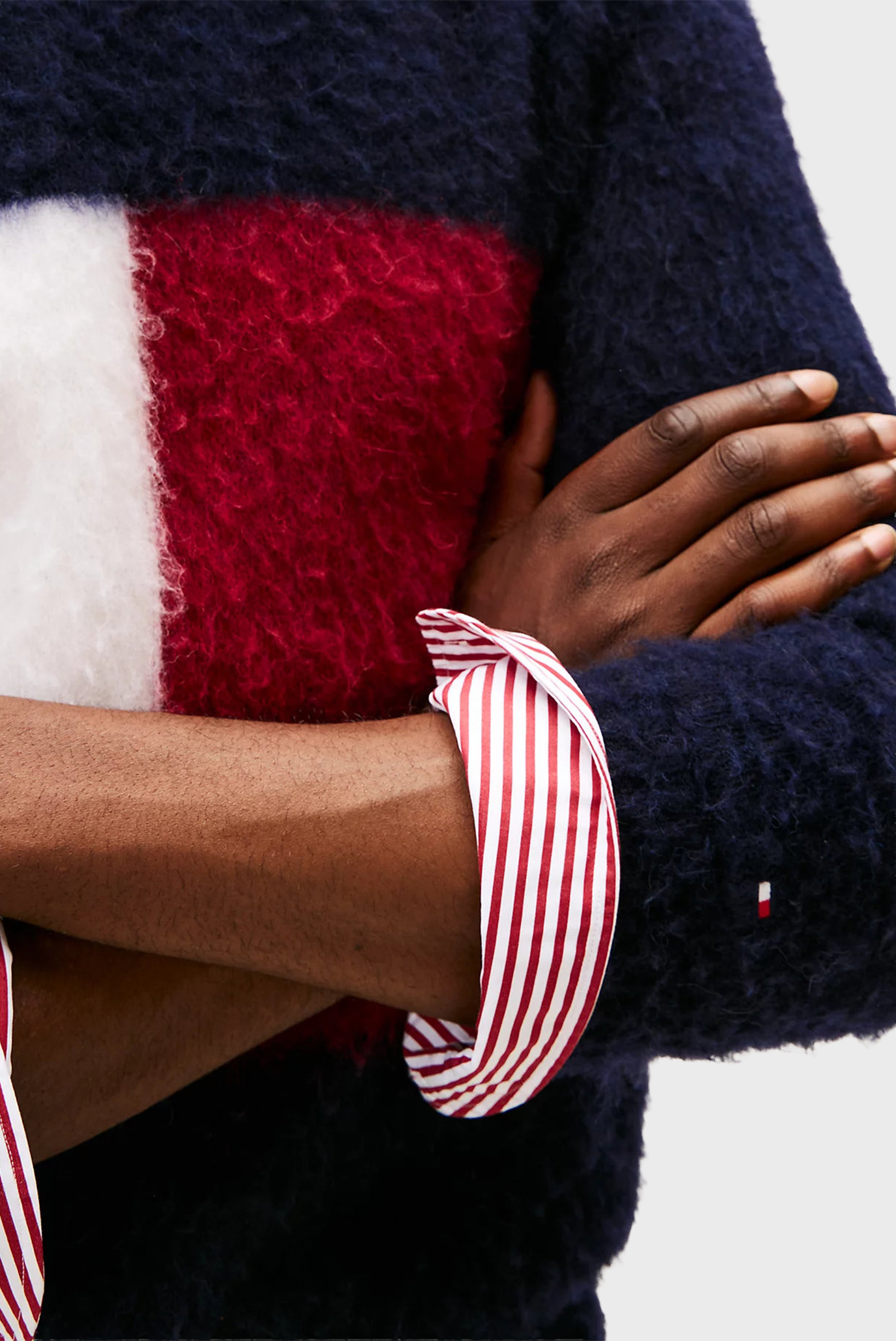 Свитер ALPACA BLEND BIG FLAG CREW NECK 4