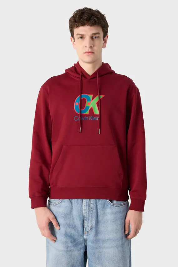 Худи LS EU 350TERRY CK DOT GRAPHIC HO Calvin Klein