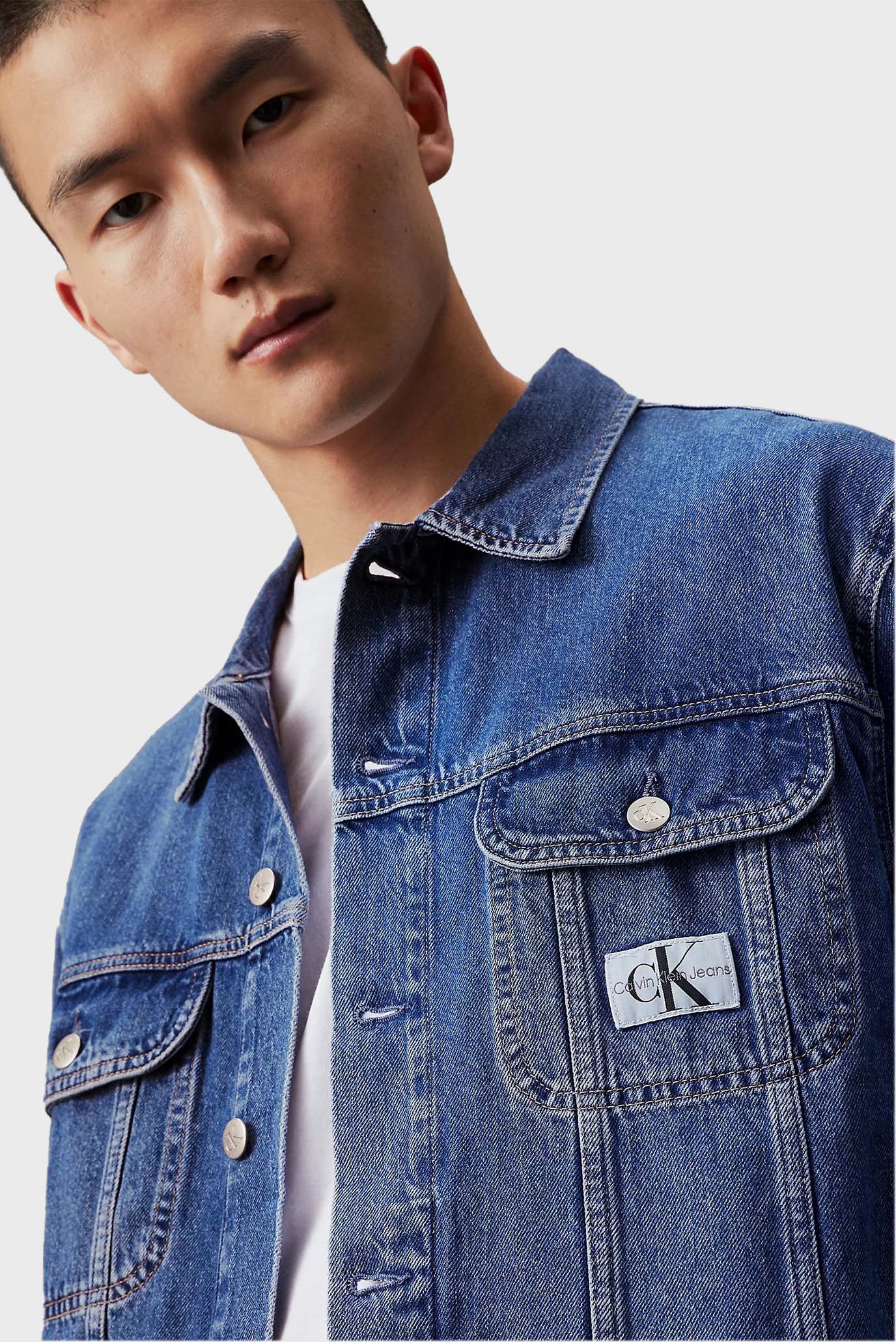 Мужская синяя джинсовая куртка REGULAR  90's DENIM 5