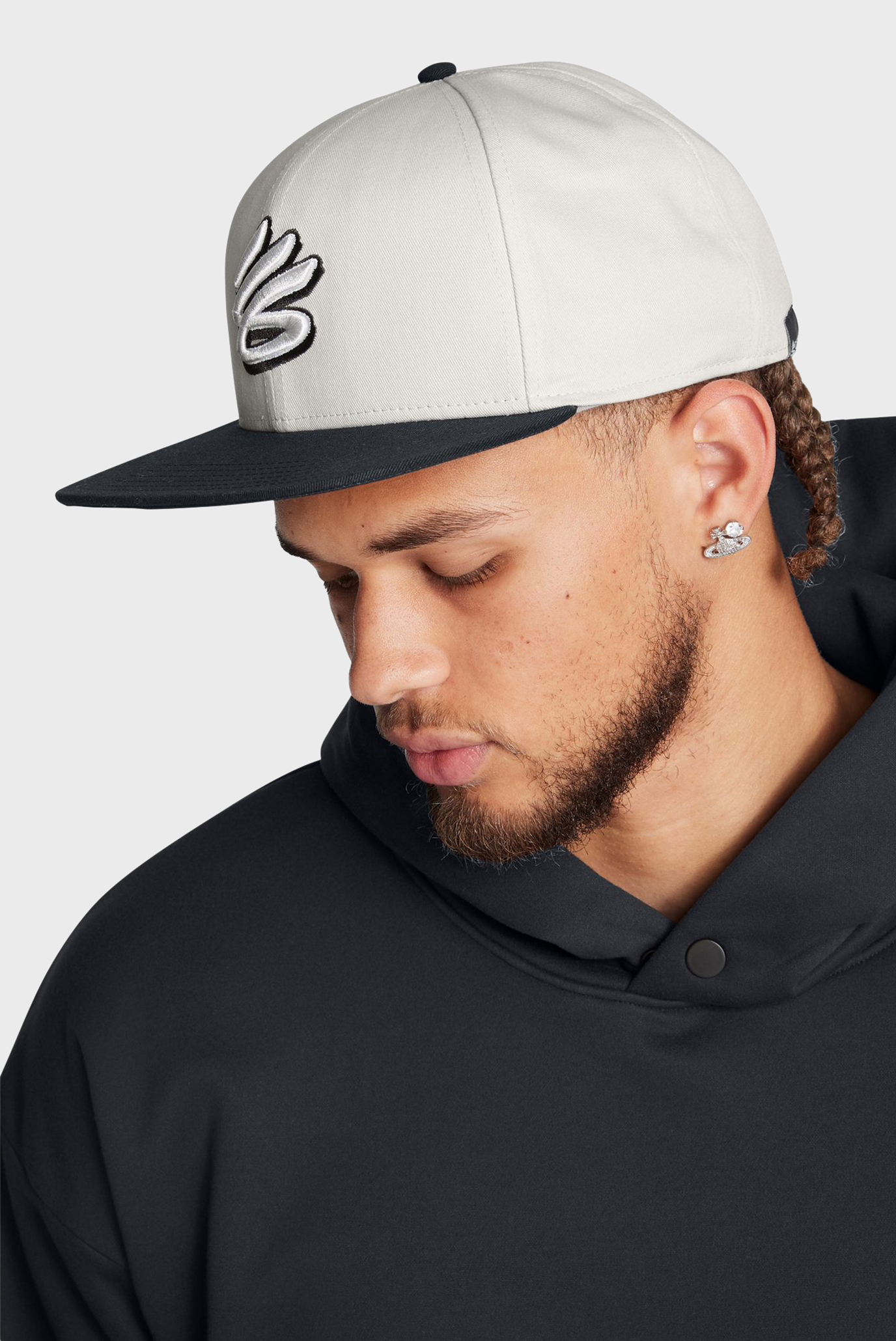 Мужская белая кепка M Curry Flatbrim Snapback 2